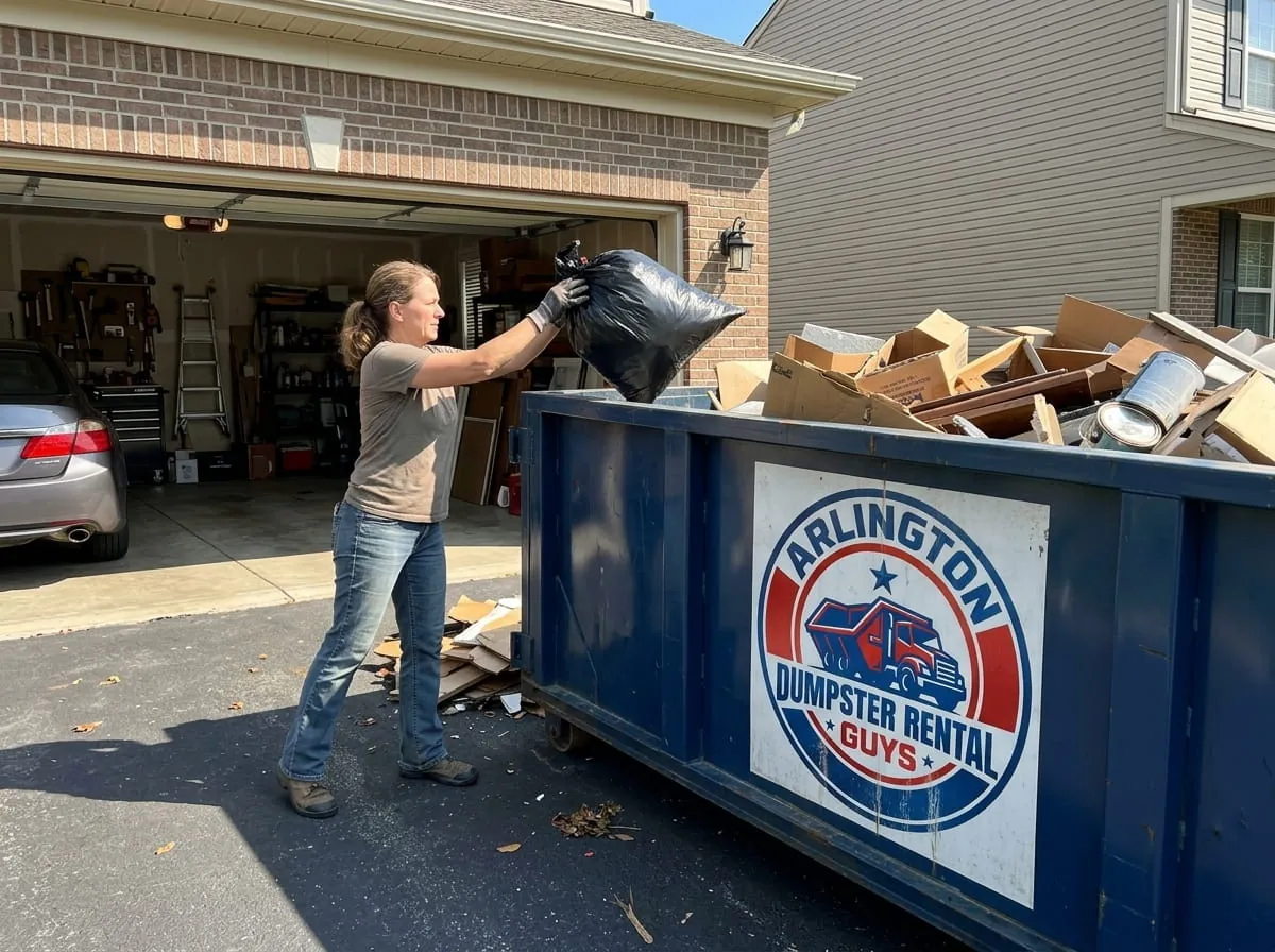 Range of dumpster sizes from Arlington Dumpster Rental Guys in Arlington, VA